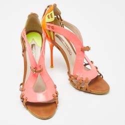 Sophia Webster Multicolor Patent Leather Sandals Size 39