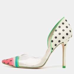 Sophia Webster Multicolor PVC and Patent Leather Jessica Watermelon Pumps Size 37