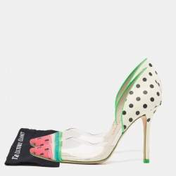 Sophia Webster Multicolor PVC and Patent Leather Jessica Watermelon Pumps Size 37