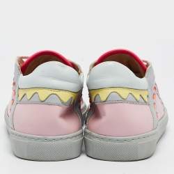 Sophia Webster Multicolor Glitter and Leather Riko Sneakers Size 38.5
