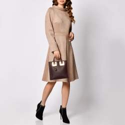 Sophie Hulme Burgundy Leather Albion Square Tote