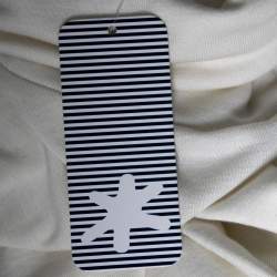 Pre Owned توب سبلينيد تريكو قطن أوف وايت برقبة مرتفعة مقاس صغير ( سمول )