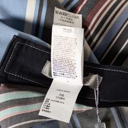 Pre Owned Sportmax Multicolored Striped Cotton Maxi Skirt L