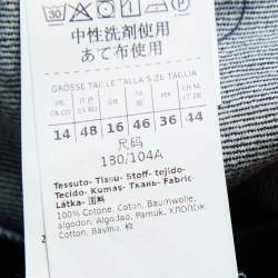 Pre Owned Sportmax Navy Blue Denim Panaro Mini Shirt Dress L