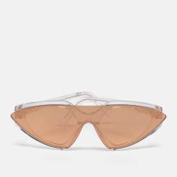 Sportmax Bronze/Transparent Mirror SM0001 Shield Sunglasses