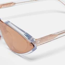 Sportmax Bronze/Transparent Mirror SM0001 Shield Sunglasses