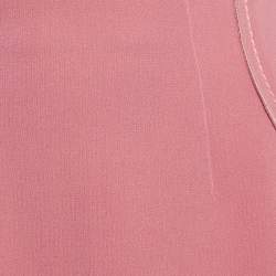 Pre Owned Sportmax Pink Crepe Mini Skirt S