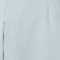 Sportmax Pale Blue Crepe Midi Skirt L
