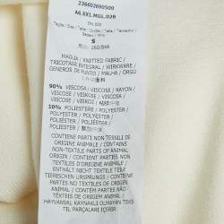 Pre Owned Sportmax Monochrome Knit A-Line Mini Dress S