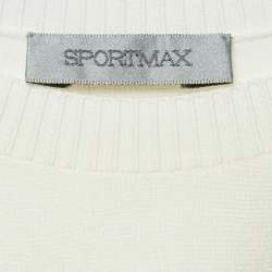 Pre Owned Sportmax Monochrome Knit A-Line Mini Dress S