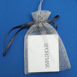 Pre Owned Sportmax Blue/Black Stretch Crepe Knit Midi Dress M