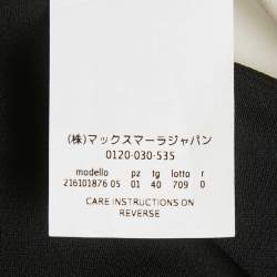 Pre Owned Sportmax Black Stretch Crepe Layered Mini Dress S