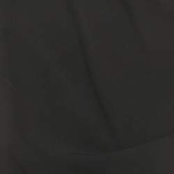 Pre Owned Sportmax Black Stretch Crepe Layered Mini Dress S