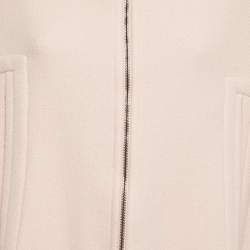 Pre Owned Sportmax Pink Wool Hooded Hooded M