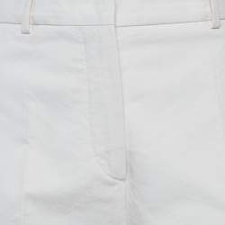 مملوكة مسبقًا بنطلون سبورت ماكس غاباردين وردي مستقيم الساق مع حزام مقاس صغير - سمول