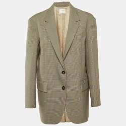 Pre Owned بليزر سبورت ماكس بيج بنمط هوندستوث كريب واسع مقاس صغير