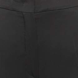 Pre Owned بنطلون سبورت ماكس ساتان أسود مقاس متوسط - ميديام