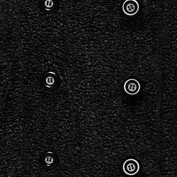 Pre Owned Sportmax Black Faux Fur Double Breasted Coat M