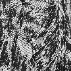 Pre Owned Sportmax Monochrome Printed Seer Sucker Overlay Detailed Sleeveless Dress S