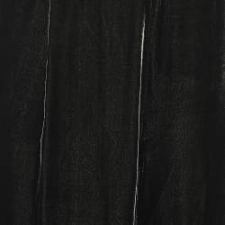 Pre Owned Sportmax Green Velvet Palazzo Pants L