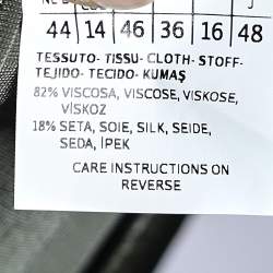 Pre Owned Sportmax Green Velvet Palazzo Pants L