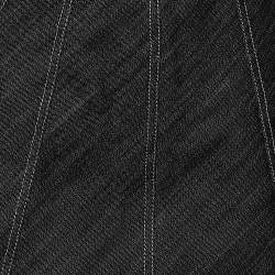 Pre Owned Sportmax Black Denim Sleeveless Sheath Dress S