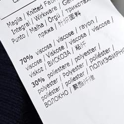 Pre Owned Sportmax Color Block Rib Knit Sweater Top S