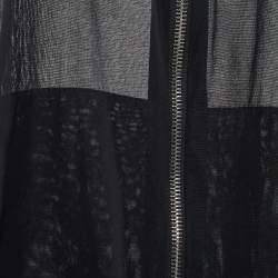 Pre Owned Sportmax Black Cotton Gauze Cosimo Bomber Jacket M