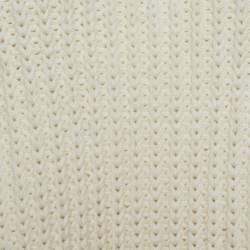 Pre Owned Sportmax Ecru Wool Rob Knit Turtleneck Poncho S