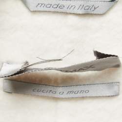 Pre Owned Sportmax Light Pink Wool & Alpaca Mid Length Coat M