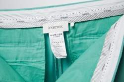 Sportmax Green Wool Blend High Waist Flared Trousers L