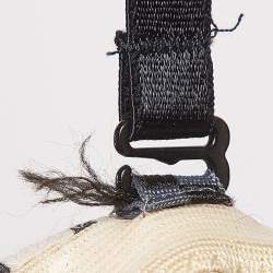 Pre Owned Sportmax Pink Stripe and floral Print Cotton Asymmetric Midi Dress M