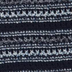 St. John Collection by Marie Gray Navy Blue Striped Knit Skirt XL 