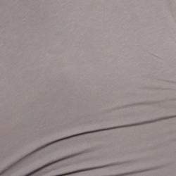 Standard James Perse Grey Jersey Ruche Sleeveless Midi Dress S