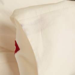 Pre Owned Staud White Cotton Flared Maxi Dress M