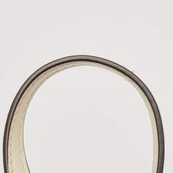 Staud Off-White Leather Mini Moon Bag