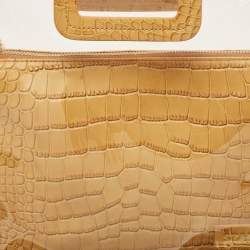 Staud Clear/Tan PVC Shirley Tote