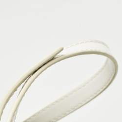 مملوكة مسبقًا Staud Nic Lilac/White Feather and Patent Leather Tote