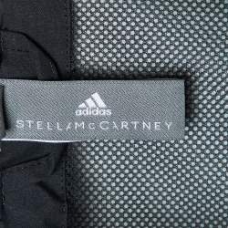 مملوكة مسبقًا Adidas by Stella McCartney Black Logo Print Hooded Jacket M