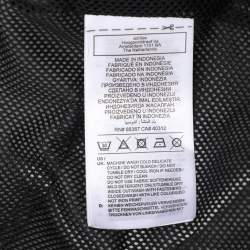 Adidas by Stella McCartney Black Nylon Logo Print Hooded Jacket S