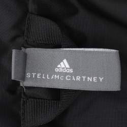 Adidas by Stella McCartney Black Nylon Logo Print Hooded Jacket S