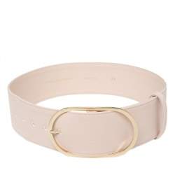 Stella McCartney Powder Pink Canvas Buckle Waist Belt 69CM