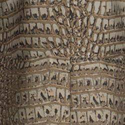 مملوكة مسبقًا فستان ستيلا مكارتني جيونا جاكار بيج نمط جلد النمساح بلا أكمام M