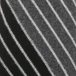 Stella McCartney Grey Striped Wool Midi Skirt XS