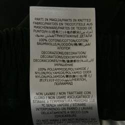 Pre Owned Stella McCartney Black Crepe Lace Trimmed Trousers S