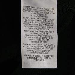 Pre Owned فستان ستيلا مكارتني متوسط الطول بتصميم مطاط أسود مع ياقة مقاس متوسط