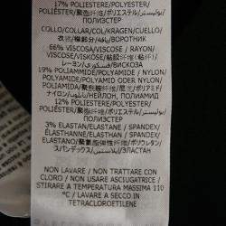 Pre Owned فستان ستيلا مكارتني متوسط الطول بتصميم مطاط أسود مع ياقة مقاس متوسط