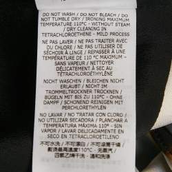 Pre Owned Stella McCartney Black/Brown Tortoise Shell Print Satin Envers Mini Skirt XS