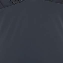 Pre Owned Stella McCartney Navy Blue Broderie Anglaise Embroidered Jersey Swimsuit L 