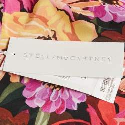 مملوكة مسبقًا Stella McCartney Multicolor Flower Print Silk Midi Skirt S